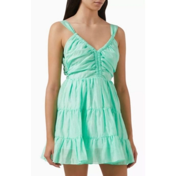 SANDRO Mariella Mini Dress Size 8 NWOT - Picture 3 of 12